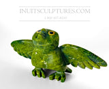 10" "Covid Collection" Apple Green Bird Chick with Orange Pekoe eyes by Toonoo Sharky