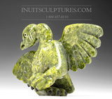 14" "Covid Collection" Apple Green Owl  by Toonoo Sharky