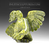 14" "Covid Collection" Apple Green Owl  by Toonoo Sharky