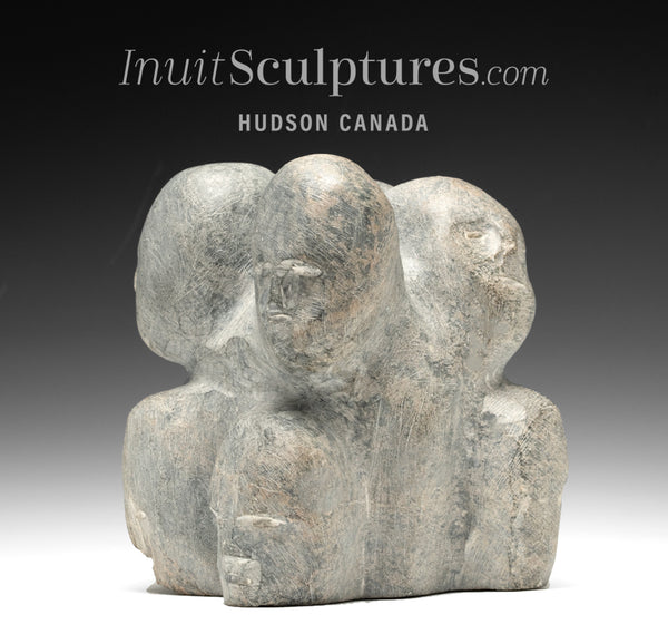 VINTAGE 6" Faces by Tuna Iqulik RCA *Generations* Inuit Sculptures